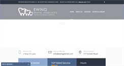 Desktop Screenshot of ewingdental.com