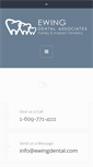 Mobile Screenshot of ewingdental.com